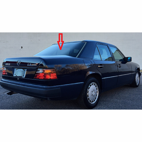 DIY Back Window Glass Mercedes 300D 4 Door Sedan 1989-1993