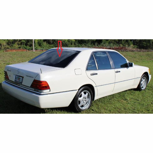 DIY Back Window Glass Mercedes 300SD 4 Door Sedan 1992-1993