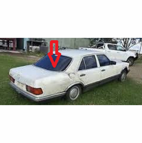 DIY Back Window Glass Mercedes 380SEC 2 Door Sedan 1982-1983