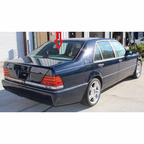 DIY Back Window Glass Mercedes 400SEL 4 Door Sedan 1993