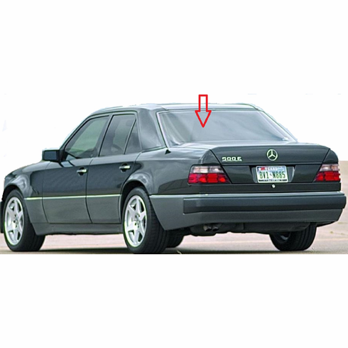 DIY Back Window Glass Mercedes 500E 4 Door Sedan 1992-1993