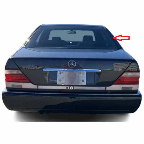 DIY Back Window Glass Mercedes 600SEL 4 Door Sedan 1992-1993