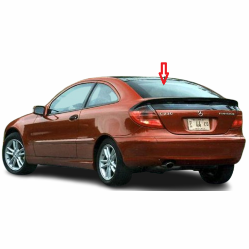DIY Back Window Glass Mercedes C230 2 Door Coupe 2002-2005