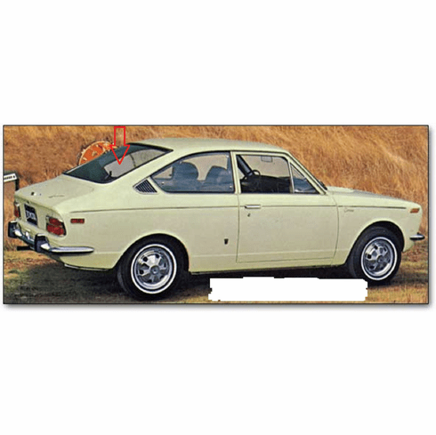 DIY Back Window Glass Toyota Corolla 2 Door Coupe 1980-1983 