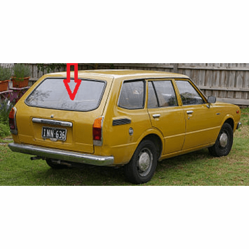 DIY Back Window Glass Toyota Corolla 4 Door Station Wagon 1975-1979