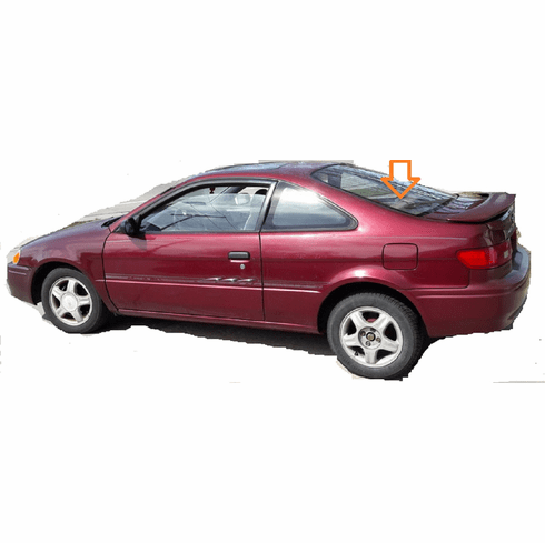 DIY Back Window Glass Toyota Paseo 2 Door Coupe 1997