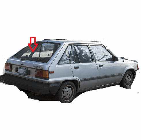 DIY Back Window Glass Toyota Tercel 4 Door Hatchback 1983-1986