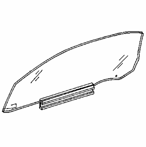 DIY Front Door Glass Driver Left Side Mercedes Benz SLK230 1998-2000