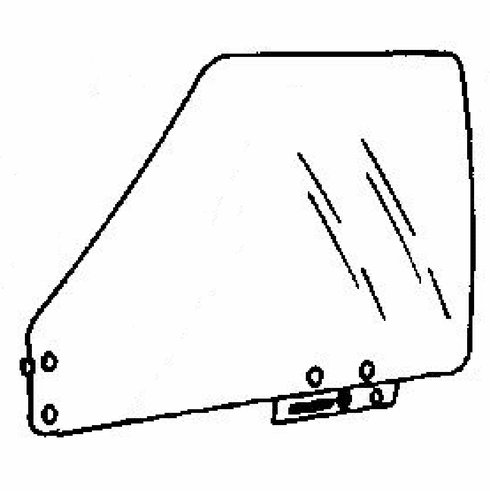 DIY Front Door Glass Driver Side BMW 528 4 Door Sedan 1978-1988