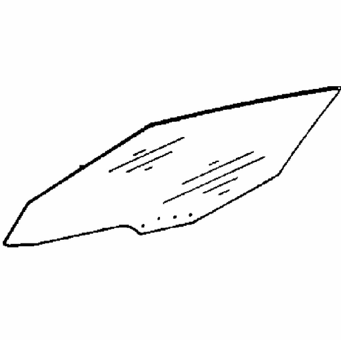 DIY Front Door Glass Driver Side Chrysler Conquest Coupe 1984-1989