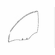DIY Front Door Glass Driver Side Daewoo Lanos Sedan 1998-2002