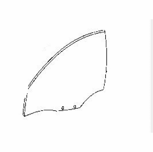 DIY Front Door Glass Driver Side Daewoo Lanos Sedan 1998-2002