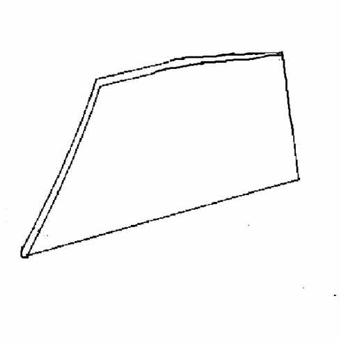 DIY Front Door Glass Driver Side Dodge 400 Coupe 1981-1989