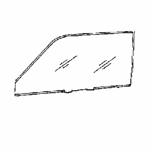 DIY Front Door Glass Driver Side Dodge Shadow Hatchback 1987-1994