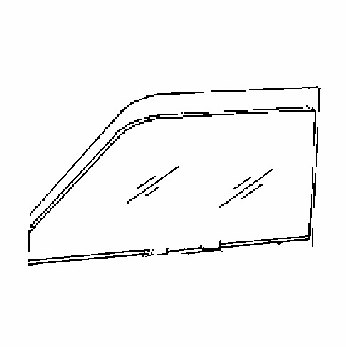 DIY Front Door Glass Driver Side Dodge Shadow  Hatchback 1988-1994