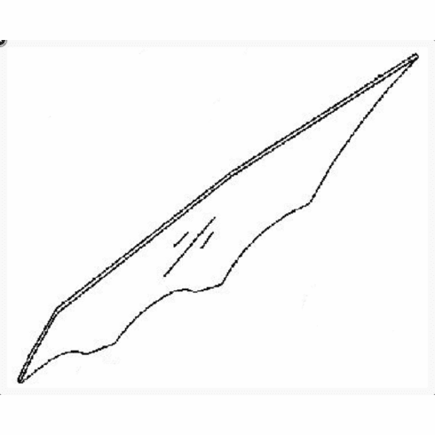 DIY Front Door Glass Driver Side Hyundai Azera 4 Door Sedan 2006-2011