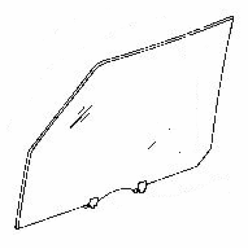 DIY Front Door Glass Driver Side Isuzu Rodeo 4 Door Utility 1991-1993