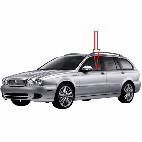 DIY Front Door Glass Driver Side Jaguar X Type Station Wagon 05-08