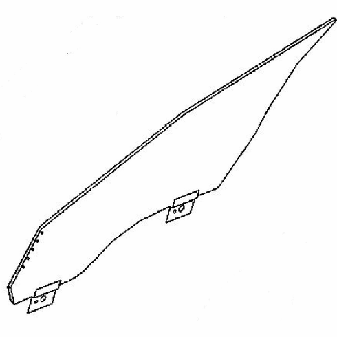 DIY Front Door Glass Driver Side Lincoln MKS 4 Door Utility 2009-2016