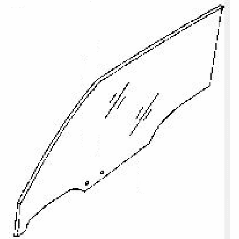 DIY Front Door Glass Driver Side Mazda 323 Hatchback 1990-1994