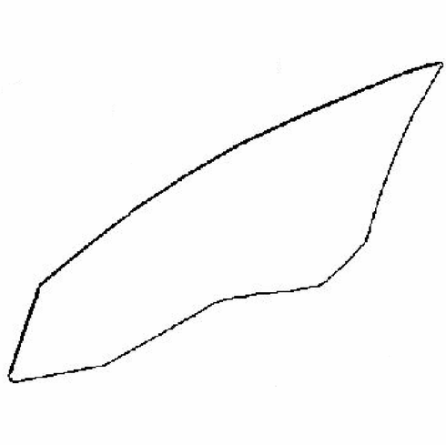 DIY Front Door Glass Driver Side Mercedes Benz C350 Sedan 2012-2014