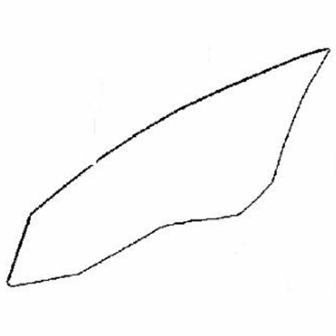 DIY Front Door Glass Driver Side Mercedes Benz C63 AMG Sedan 2012-2014