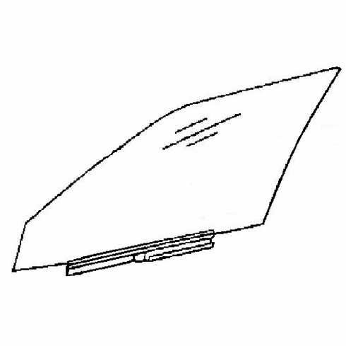 DIY Front Door Glass Driver Side Mercedes Benz E300 Sedan 1994-1995