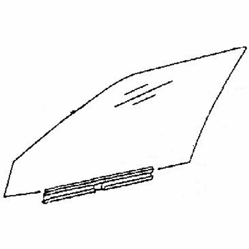 DIY Front Door Glass Driver Side Mercedes Benz E320 Sedan 1994-1995