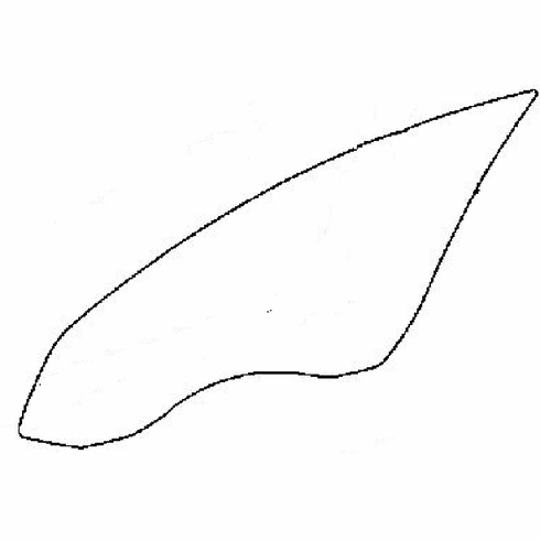 DIY Front Door Glass Driver Side Mercedes Benz E500 4 Door Sedan 03-06