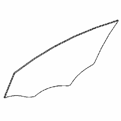 DIY Front Door Glass Driver Side Mercedes Benz GLA45 Utility 2015-2017