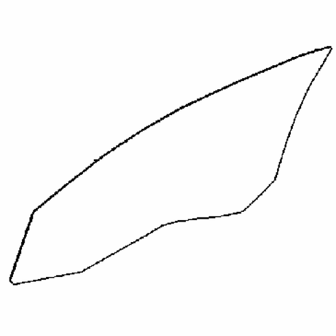 DIY Front Door Glass Driver Side Mercedes Benz GLS450 Utility 2017