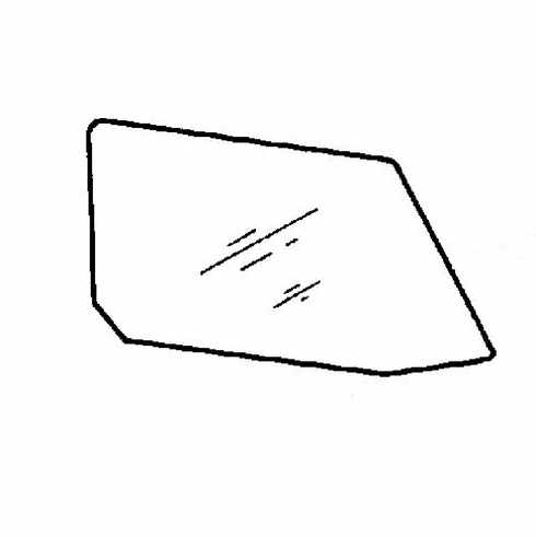 DIY Front Door Glass Driver Side PlymouthTurismo Hatchback 1983-1985