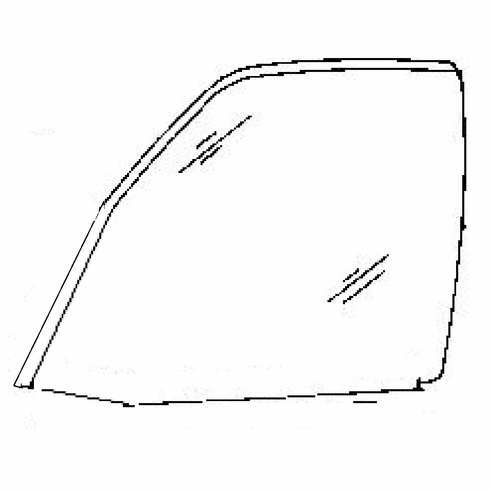 DIY Front Door Glass Driver Side Saab 9-3 4 Door Hatchback 1999-2002