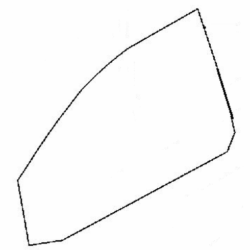 DIY Front Door Glass Driver Side Saab 9-3 Station Wagon 2006-2010