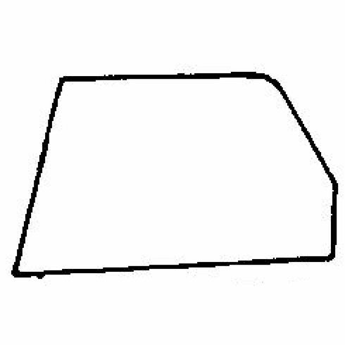 DIY Front Door Glass Driver Side Volvo 260 4 Door Sedan 1975-1985