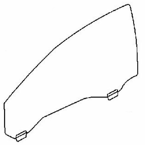 DIY Front Door Glass Driver Side Volvo S40 2.5L ENG Sedan 2004