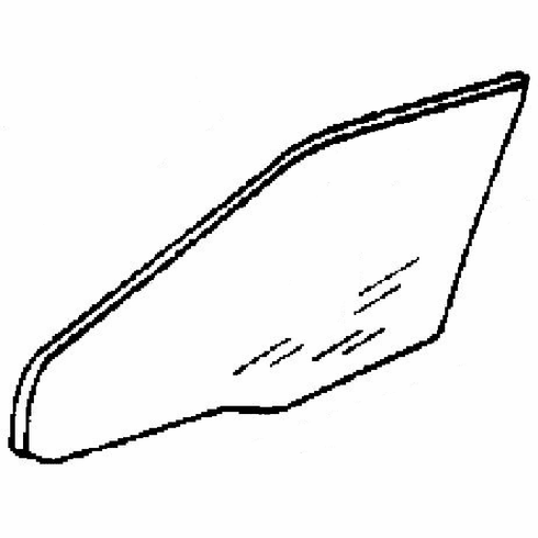 DIY Front Door Glass Passenger Cadillac Deville Sedan 1985-1987