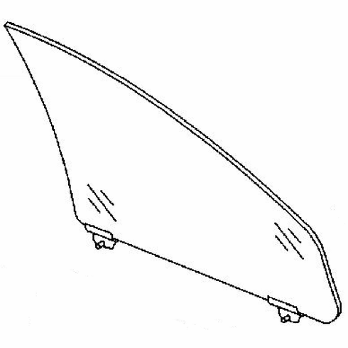 DIY Front Door Glass Passenger Chrysler Town & Country SWB 2004-2007