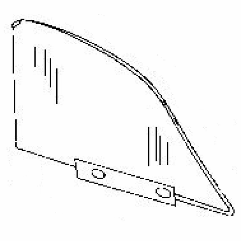 DIY Front Door Glass Passenger Side BMW 528 4 Door Sedan 1997-2000