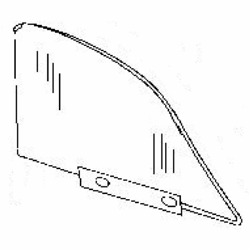 DIY Front Door Glass Passenger Side BMW 540 4 Door Sedan 1997-2003