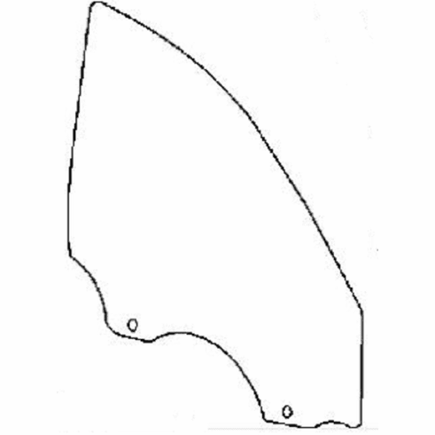 DIY Front Door Glass Passenger Side BMW X1 4 Door Utility 2016 2017