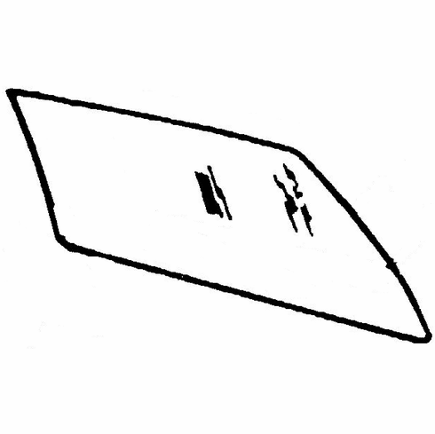 DIY Front Door Glass Passenger Side Buick Skylark Sedan 1975-1979