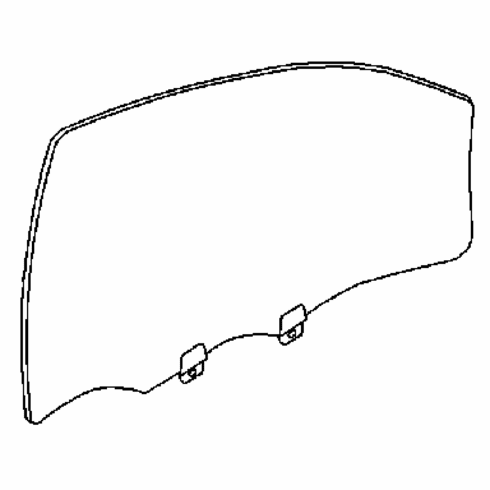 DIY Front Door Glass Passenger Side Chevrolet Impala Limited 2014-2016