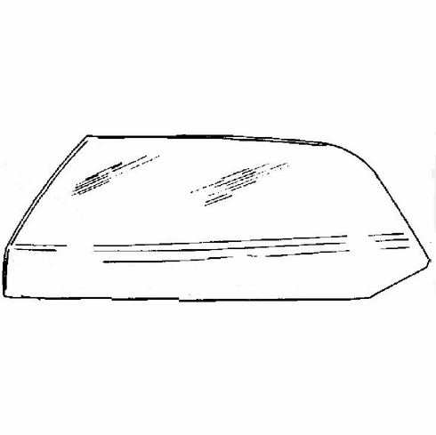 DIY Front Door Glass Passenger Side Chrysler Imperial Hardtop 81-83