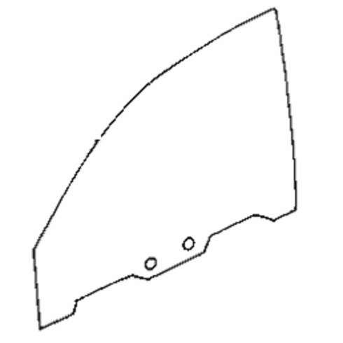 DIY Front Door Glass Passenger Side Daewoo Nubira 4 Door Sedan 1998-2003
