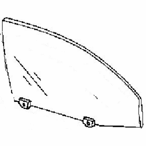 DIY Front Door Glass Passenger Side Dodge Intrepid 4 Door Sedan 1997