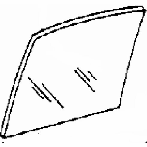 DIY Front Door Glass Passenger Side Gmc Jimmy Utility 1975-1980