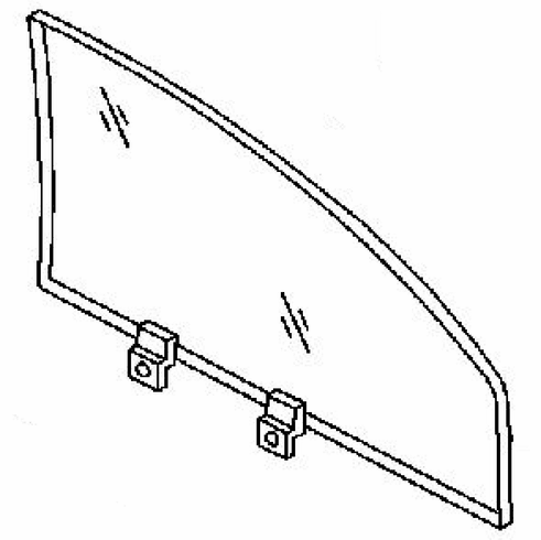 DIY Front Door Glass Passenger Side Isuzu Axiom Utility 2002-2004