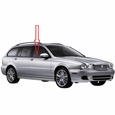DIY Front Door Glass Passenger Side Jaguar X Type Wagon 2005-2008