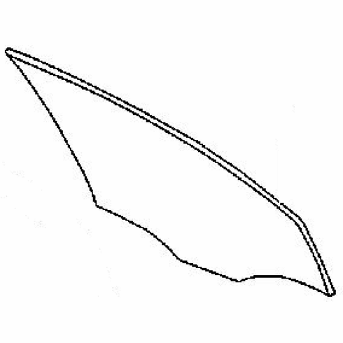 DIY Front Door Glass Passenger Side Jeep Compass Utility 2007-2016